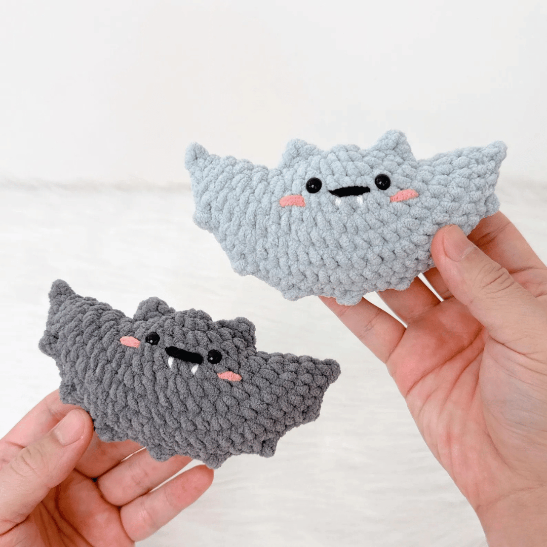 No-sew Little Bat Plushies Crochet Pattern Bundle
