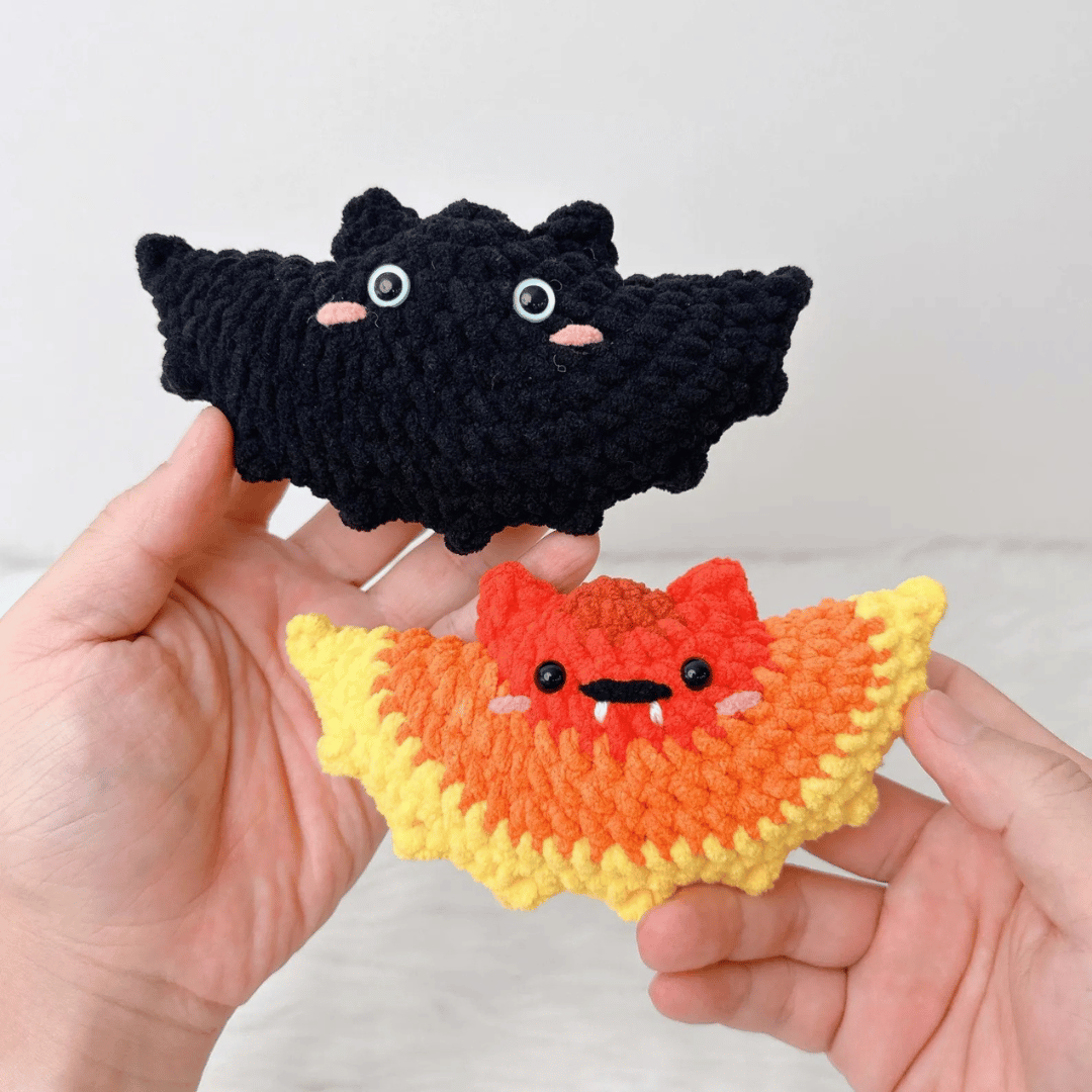 No-sew Little Bat Plushies Crochet Pattern Bundle