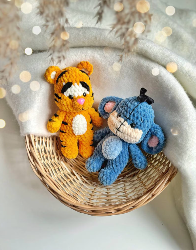 Low-Sew 6in1 PDF PATTERN Winnie the Pooh and Friends
