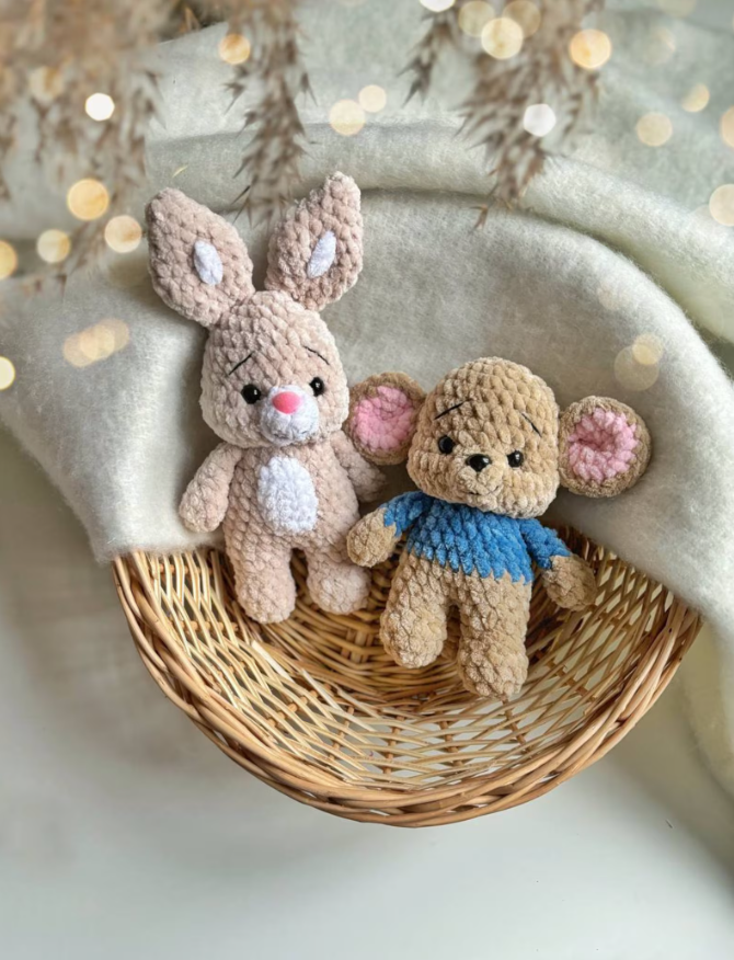 Low-Sew 6in1 PDF PATTERN Winnie the Pooh and Friends