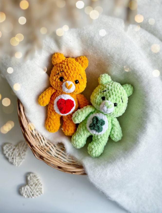 Low-Sew 6in1 PDF CROCHET PATTERN Care Bears