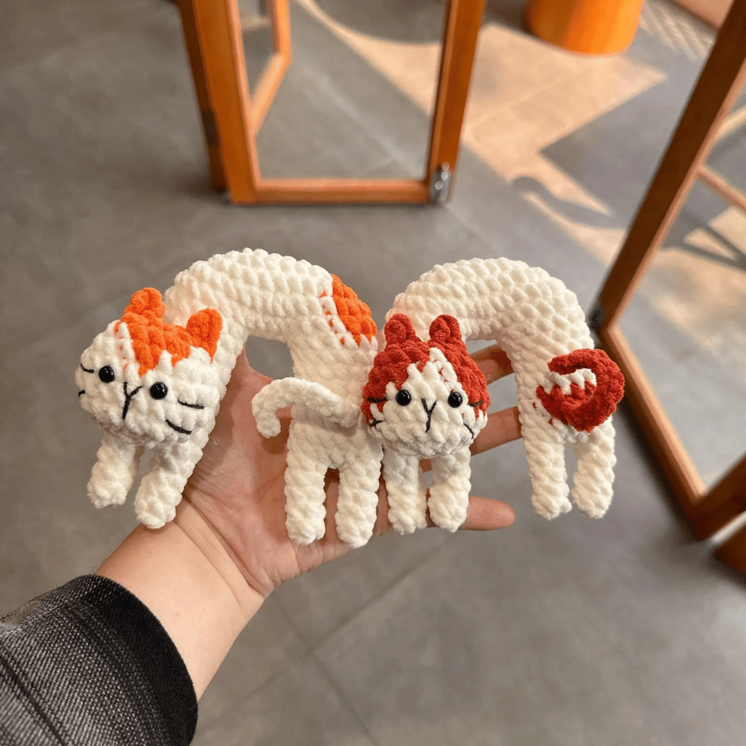 Noodle Cat Amigurumi Crochet Pattern Bundle
