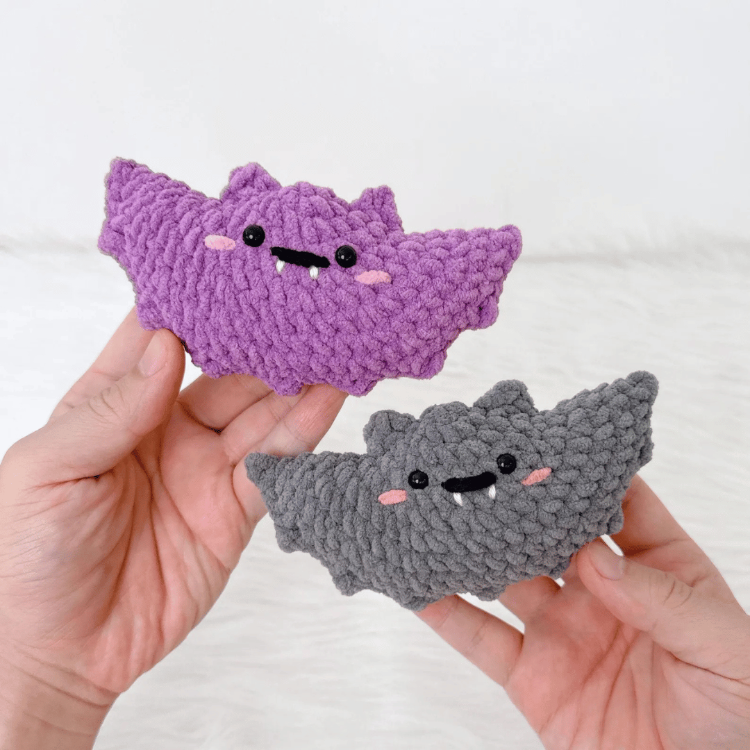 No-sew Little Bat Plushies Crochet Pattern Bundle