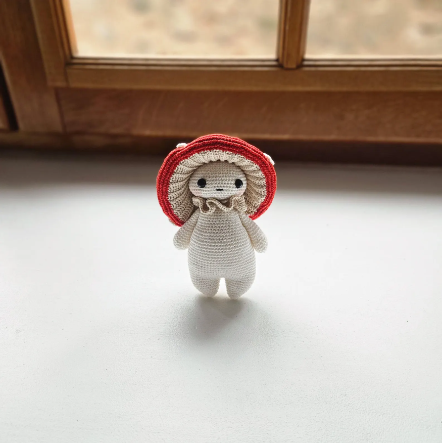 Mushroom guy - critter stitch crochet pattern
