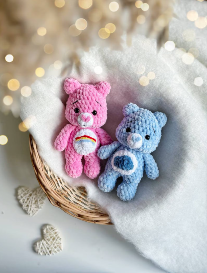 Low-Sew 6in1 PDF CROCHET PATTERN Care Bears