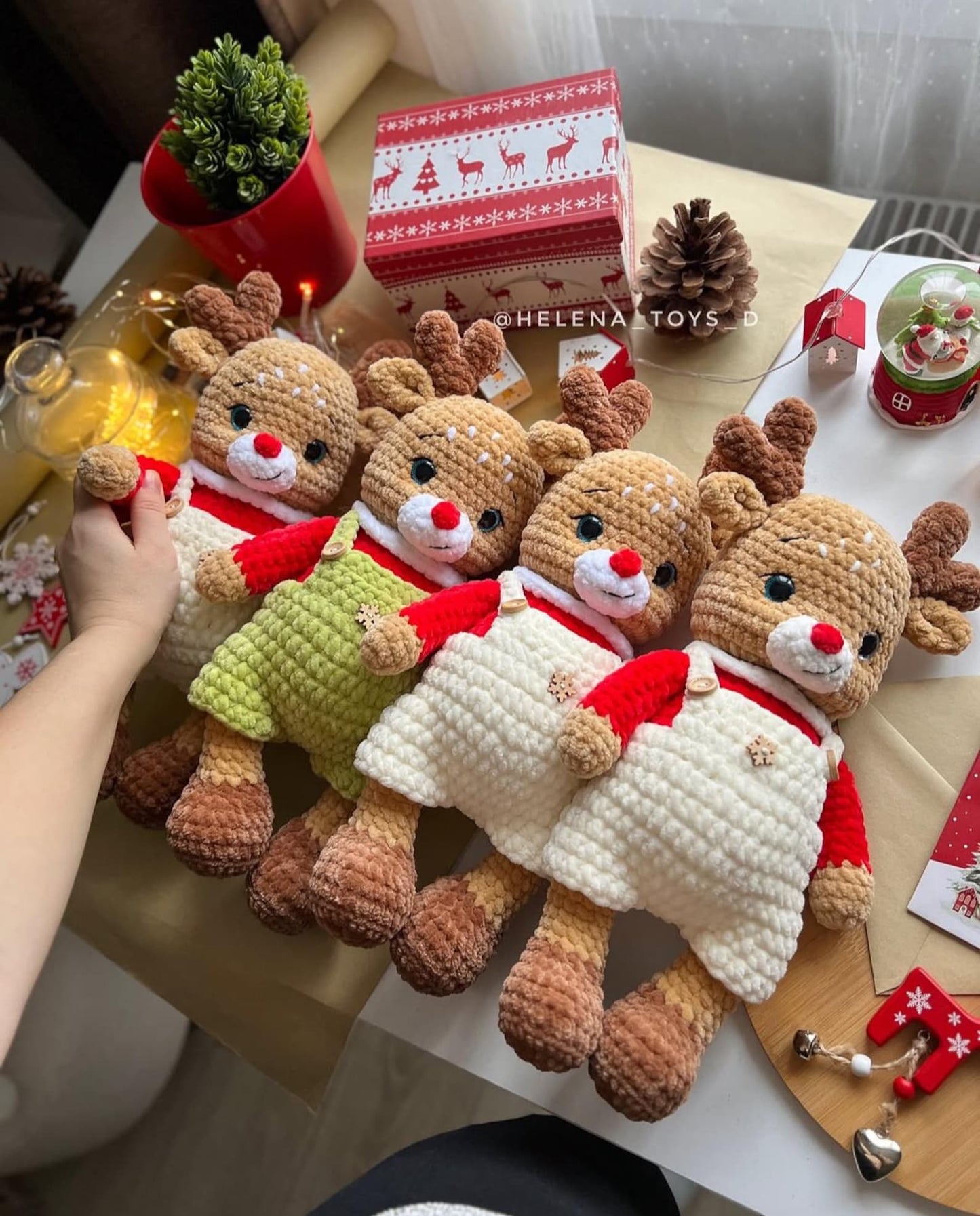 Deer Amigurumi, Christmas Crochet Pattern