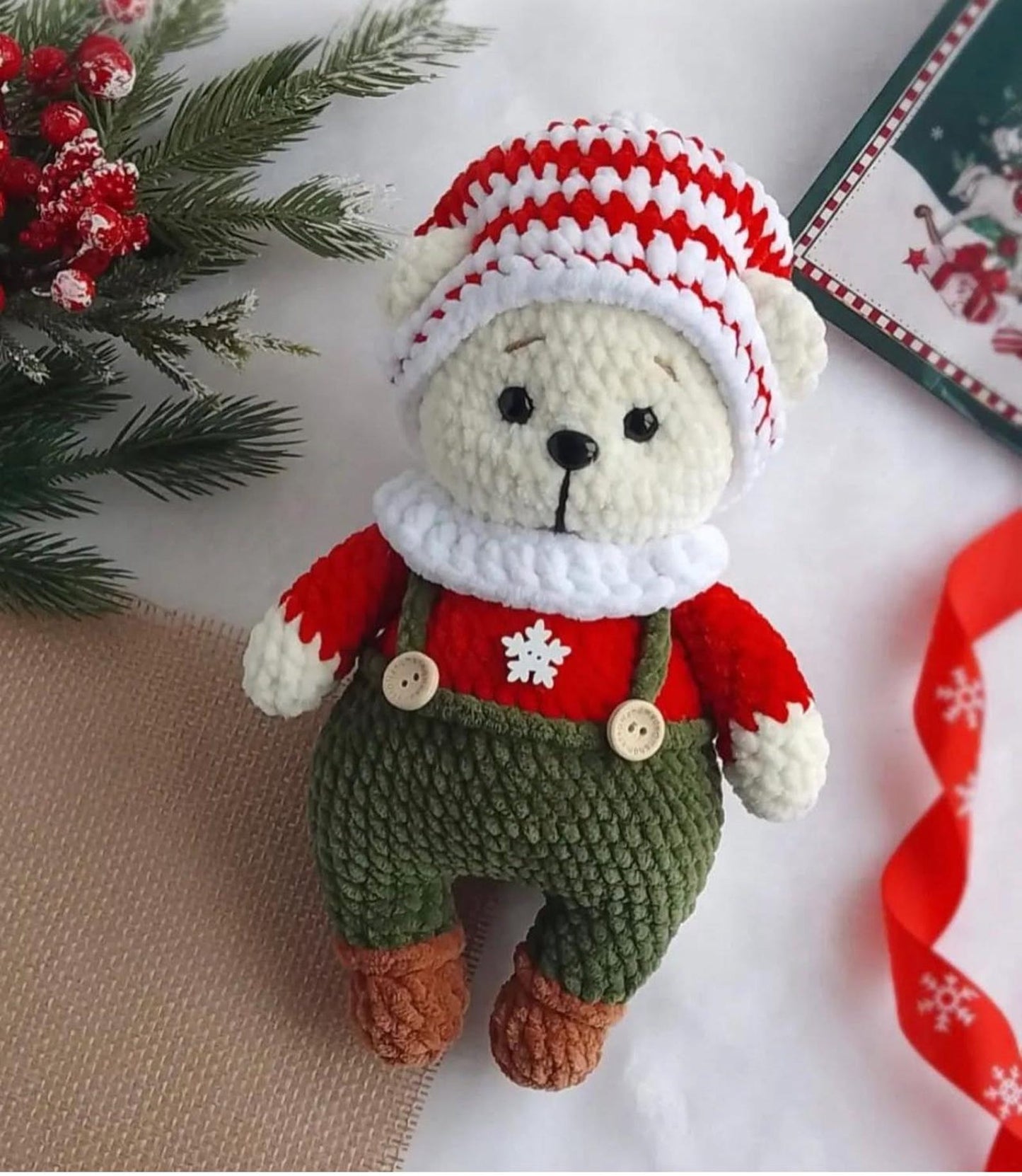 Bear Christmas Crochet Pattern