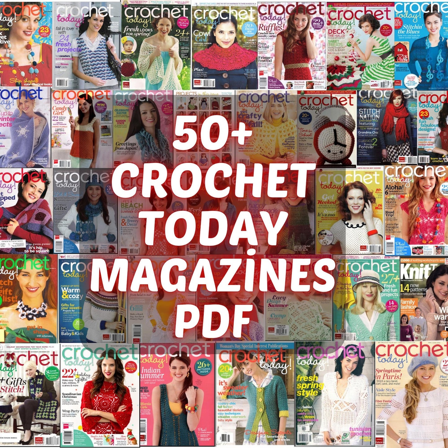 1500+ Crochet Patterns Bundle PDF