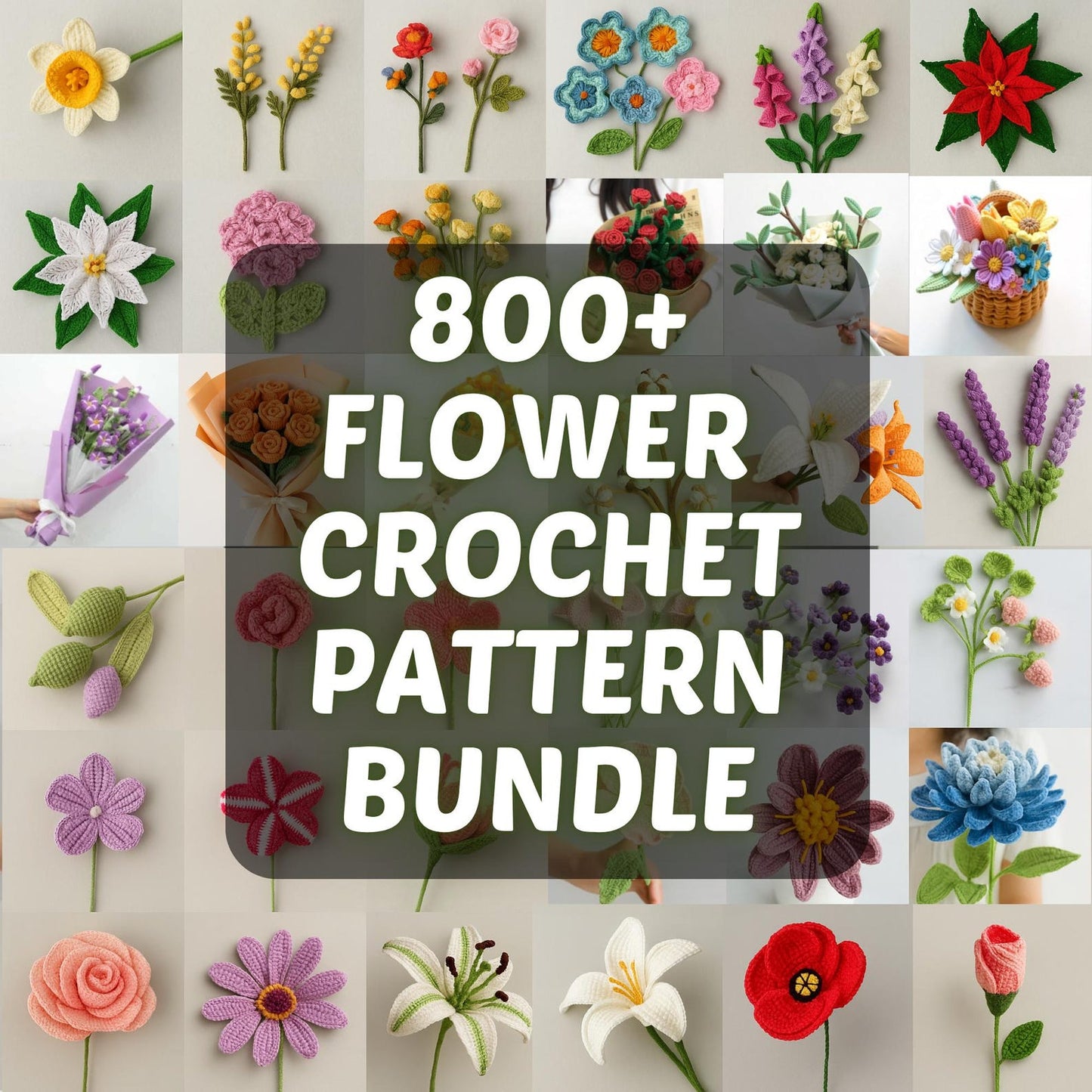 1500+ Crochet Patterns Bundle PDF